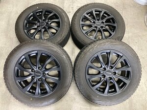 □6322 良品 90系 ノア ヴォクシー 等 VRX2 205/60R16 スタッドレス 2020年製 BALMINUM 16インチ 6.5J +38 5穴 114.3 アルミホイール