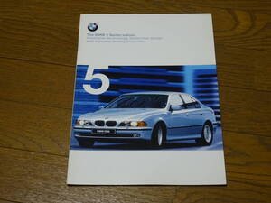 ■1998 BMW 5Series 525i 528i 540i 540i Hi-Line カタログ ■日本語版 41ページ 