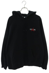 シュプリーム ナイキ 24AW Jordan Hooded Sweatshirt サイズ:XL ジョーダンプルオーバーパーカー 中古 OM10