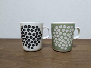 マリメッコ　marimekko　プケッティ　マグカップ　新品　2点