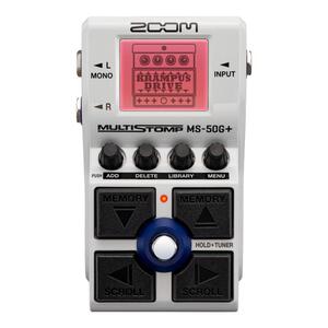 ZOOM MS-50G+ ズーム コンパクトエフェクターサイズのマルチエフェクター 最新100エフェクト満載 即納可能