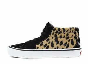 Supreme Vans Sk8 Mid "Velvet Leopard Black" 27.5cm VN0A347UOPM