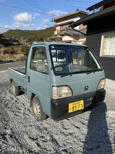 ☆ホンダ☆アクティ☆４WD５速エアコン付き軽トラ☆走行距離128160㎞☆車検令和8年9月25日☆1円スタート売切☆　