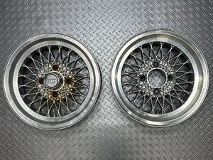 【中古2本】エンケイ メッシュ 14×6JJ+15 4穴114.3 ハブ径 76 ENKEI 14in (23080014)