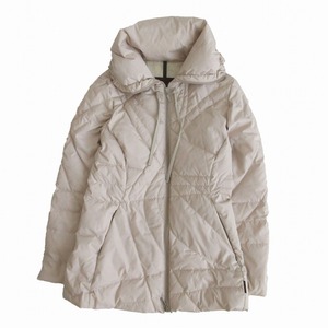 モンクレール MONCLER 茶タグ 46325-00-69839 キルティング ダウンコート アウター アイボリー サイズ1 レディース