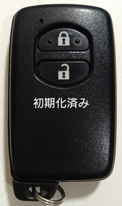 初期化済トヨタ純正 スマートキー 2ボタンプリウスアクア基盤番号271451-5300 新品電池サービス⑰