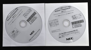 NEC PC-MK34LBZDG 付属 再セットアップディスク1 (32bit) Windows 7 Pro + アプリケーションディスク (リカバリー可能 2枚組)(管:R10 x(3s