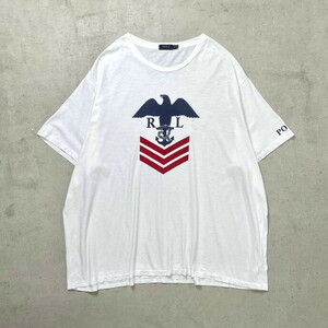 Polo Ralph Lauren ポロラルフローレン スーパービッグサイズ フロントロゴプリント Tシャツ メンズ5XB