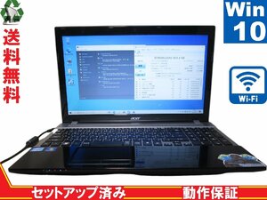 Acer Aspire V3-571-H54D/K【Core i5 3210M】　【Windows10 Home】 Libre Office 保証付 [88558]