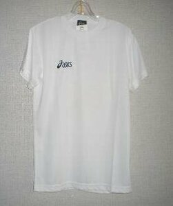 バレーボール アシックス Tシャツ 限定 XW693S asics 排球爆打ちスパイカーシャツ 白ホワイト Sサイズ asics 新品 レトロ 