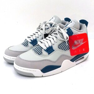 ★中古★NIKE(ナイキ) AIR JORDAN 4 RETRO エア ジョーダン スニーカー 28.0cm US10 FV5029-141 VANスタンプ有 アウトレット品★【AP126】