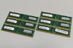 1333MHz 8GB 6枚組 合計 48GB MacPro用メモリー 2009 2010 2012モデル用 240pin DDR3 10600R RDIMM ECC 動作確認済　#1118A