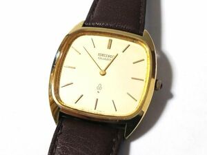 【Nj3】SEIKO/セイコー◇Chariot/シャリオ/4130-5350/CNA604◇1976年製♂クオーツ/Silver885/ASGP/レア