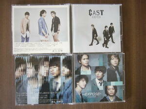 KAT-TUN （CD＋DVD）セット/ 3人体制初のオリジナルアルバム「CAST」（初回限定盤2）＋20thシングル 「EXPOSE」（初回限定盤1）