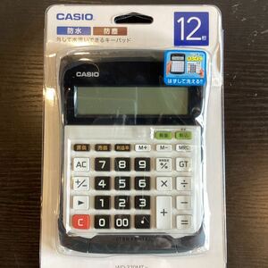 【8183】CASIO カシオ 防水　電卓　未使用