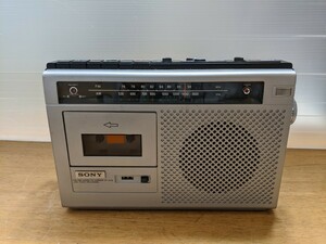 IY1892 SONY CF-1470 昭和レトロ AM&FMラジオ・カセットデッキ/ソニー 動作未確認 現状品 JUNK