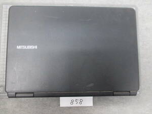 858　　　　　MITSUBISHI AL X1 ＨＤＤレス　　ノートPC　