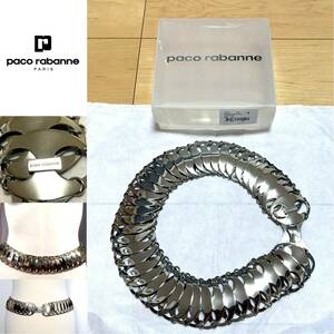 PACO RABANNE パコ ラバンヌ Metal Belt メタル ベルト Silver シルバー