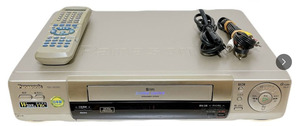 【ジャンク品】Panasonic パナソニック ビデオデッキ SVHS NV-SX505 リモコン付 ケーブル付