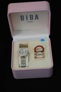 BIBA　PARIS　腕時計　化粧箱、部品各種