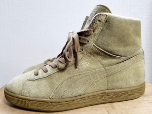 美品 日本製 限定 PUMA SUEDE HI プーマ× アーバンリサーチ スエード ハイ カーキ グリーン US6ハーフ 24,5㎝ MadeInJAPAN