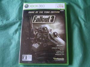 ★新品 XBOX360 Fallout3 フォールアウト3 Game of the Year Edition ゲームオブザイヤーエディション