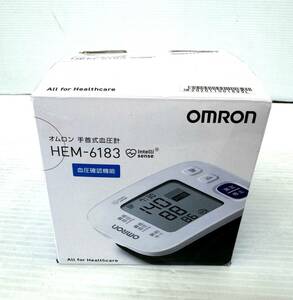 ZE2914【未使用】OMRON/オムロン 手首式 血圧計 HEM-6183 ヘルスケア 測定器