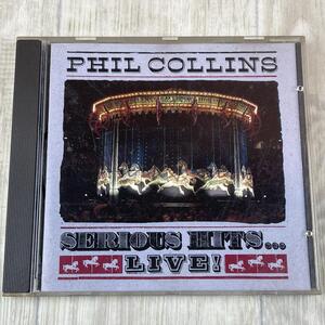 ほ723/ek　即決 CD フィル・コリンズ「シリアス・ヒッツ」PHIL COLLINS/SERIOUS HITS...LIVE! 全15曲