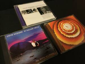 【90年代〜2000年代発売 ・廃盤品】　スティービー・ワンダー　　STEVIE WONDER CD3枚セット〔1点2枚組〕　