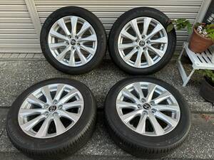 ミシュラン プライマシー3 ST 215/55R17 17×7 1/2J 45 中古4本 約9分山 タイヤAWセット