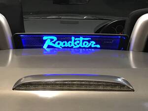 Valkyrie style ロードスターNC専用NCEC ウィンドディフレクター バージョンS Roadster 文字 LEDブルー リモコン付き～～～～～