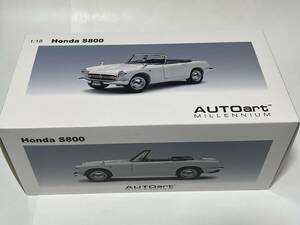 AUTOart 1/18 Honda ホンダ S800 白 WHITE