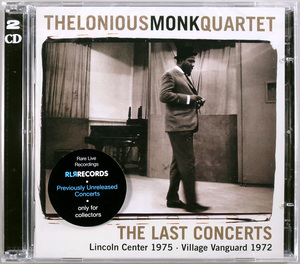 (未開封 2CD) Thelonious Monk Quartet 『The Last Concerts』 輸入盤 セロニアス・モンク Lincoln Center 1975 Village Vanguard 1972