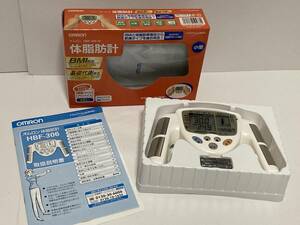 未使用　オムロン　体脂肪計　HBF-30b-w　ホワイト　2003年　ヘルスケア　健康器具　