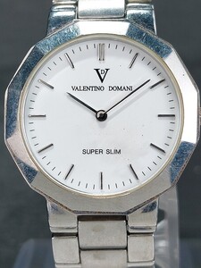 VALENTINO DOMANI バレンチノドマーニ VD-1017 アナログ クォーツ 腕時計 2針 ホワイト文字盤 メタルベルト ステンレス 新品電池交換済み