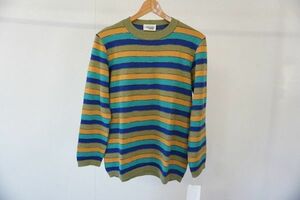 【即決】MISSONI SPORT ミッソーニ スポーツ ニット トップス ボーダー マルチカラー サイズ:42 イタリー製【769487】