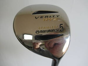 ★marumanマルマン VERITY RV2 フェアウエイウッド 5W 純正カーボンシャフト J524　★レア★激安★中古★　★