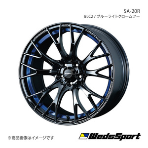 WedsSport/SA-20R ランサーエボリューション10 CZ4A アルミホイール1本 【18×8.5J 5-114.3 INSET35 BLC2】 0072742