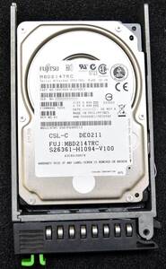 (国内発送) FUJITSU MBD2147RC SAS 2.5インチ HDD ディスク容量 146GB 使用時間 24030H 初期化済 中古品 (管:ESAS02 x2s