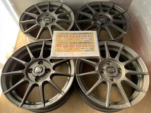 OZ racing　MSW85 アルミホイール　15 6j +45　マットガンメタ　4穴　100 　MINI