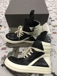 Rick Owens Geobasket Sneaker Black EU41