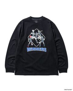 L 新品 送料無料 FCRB 24AW BLUE LOCK WINNERS L/S TEE BLACK 缶バッジ SOPH SOPHNET F.C.R.B. ブリストル BRISTOL F.C.Real Bristol ロンT