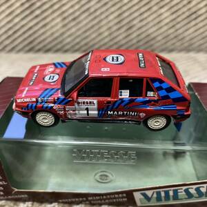 絶版品　1/43 ビテス　WRC ランチア　デルタ　インテグラーレ　赤マルティニ仕様　サンレモラリー