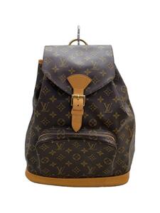 LOUIS VUITTON◆モンスリ_モノグラム・キャンバス_BRW/PVC/BRW/モノグラム