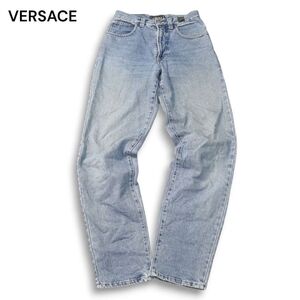 イタリア製★ VERSACE JEANS COUTURE ヴェルサーチ 通年 ルーズ テーパード デニム パンツ ジーンズ Sz.30　メンズ　I4B01936_B#R