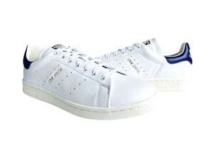 新品!! 名作!! 24年 adidas Originals STAN SMITH LUX スタンスミス レザー ホワイト パープル 白 × 紫 天然皮革 us 9 / 27 ㎝