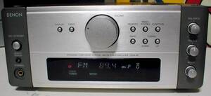 DENON UDRA-M7/D-M7 AM/FM Stereo Receiver System 動作良好・ 左右出力OK！ デノン 30W＋30W 小型 AM-FM ステレオ チューナーアンプ