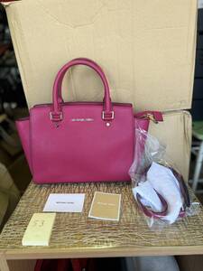 (53W31)*新品　MICHAEL KORS マイケルコース レザー 2WAY ショルダーバッグ