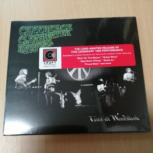【未開封】CREEDENCE CLEARWATER REVIVAL 「LIVE AT WOODSTOCK」1969年8月のウッドストックフェスティバルのライヴ収録輸入盤