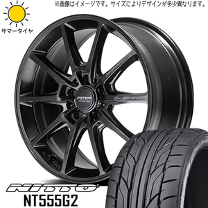 ノア ヴォクシー エスクァイア 215/40R18 ホイールセット | ニットー NT555G2 & R25 18インチ 5穴114.3